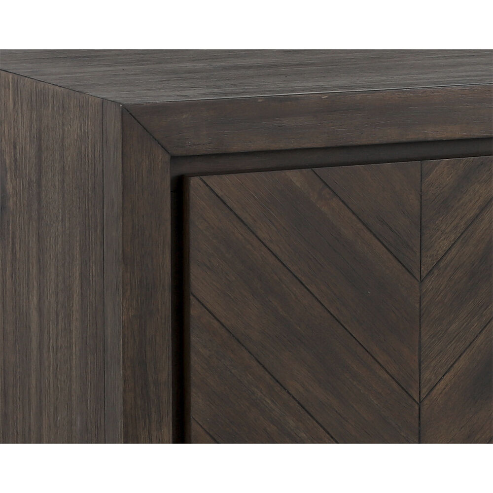 Greyson 78.75 inch Smoke Acacia Media Console & Cabinet